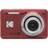 image:imageKodak Pixpro FZ55 Digital Camera Bundle Includes SanDisk 128GB Memory Card Hard Shell Camera Case SD Card Reader and More 6 Items RedRed