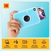 image:imageKodak Printomatic Full Color Instant Print Digital Camera Gift Bundle  Case  Zink 2x3 Sticky Back Photo Paper 20pk  Album  Sticker Sets  Sticker Frames  Hanging Frames  Markers  BlueBlue