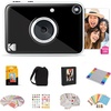 image:imageKodak Printomatic Full Color Instant Print Digital Camera Gift Bundle  Case  Zink 2x3 Sticky Back Photo Paper 20pk  Album  Sticker Sets  Sticker Frames  Hanging Frames  Markers  BlueBlack