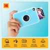image:imageKodak Printomatic Full Color Instant Print Digital Camera Gift Bundle  Case  Zink 2x3 Sticky Back Photo Paper 20pk  Album  Sticker Sets  Sticker Frames  Hanging Frames  Markers  BlueBlue