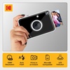 image:imageKodak Printomatic Full Color Instant Print Digital Camera Gift Bundle  Case  Zink 2x3 Sticky Back Photo Paper 20pk  Album  Sticker Sets  Sticker Frames  Hanging Frames  Markers  BlueBlack