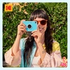 image:imageKodak Printomatic Full Color Instant Print Digital Camera Gift Bundle  Case  Zink 2x3 Sticky Back Photo Paper 20pk  Album  Sticker Sets  Sticker Frames  Hanging Frames  Markers  BlueBlue