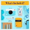 image:imageKodak Printomatic FullColor Instant Print Camera Starter Bundle  Carrying Case  Zink 20pk Photo Paper  Colorful Photos On 2x3 StickyBack Paper  Fun Gift for Birthday Christmas Holiday  GreenBlue