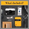 image:imageKodak Printomatic FullColor Instant Print Camera Starter Bundle  Carrying Case  Zink 20pk Photo Paper  Colorful Photos On 2x3 StickyBack Paper  Fun Gift for Birthday Christmas Holiday  GreenBlack