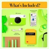 image:imageKodak Printomatic FullColor Instant Print Camera Starter Bundle  Carrying Case  Zink 20pk Photo Paper  Colorful Photos On 2x3 StickyBack Paper  Fun Gift for Birthday Christmas Holiday  GreenGreen