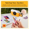 image:imageKodak Printomatic FullColor Instant Print Camera Starter Bundle  Carrying Case  Zink 20pk Photo Paper  Colorful Photos On 2x3 StickyBack Paper  Fun Gift for Birthday Christmas Holiday  GreenYellow