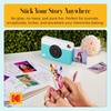 image:imageKodak Printomatic Instant Camera Green AllinBundle  Zink Paper 20 Sheets  Deluxe Case  Photo Album  7 Sticker Sets  Markers  Scissors and MoreBlue