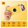image:imageKodak Printomatic Instant Print Digital Camera Starter Bundle  Carrying Case  Zink 20pk StickyBack Photo Paper  10MP FullColor Photos GB LED Status Indicator  PinkYellow