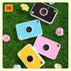 image:imageKodak Printomatic Instant Print Digital Camera Starter Bundle  Carrying Case  Zink 20pk StickyBack Photo Paper  10MP FullColor Photos GB LED Status Indicator  PinkYellow