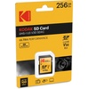 image:imageKodak SDXC Card 256GB UHSI U3 V30 Ultra  Up to 95MBs Max Read Speed  Write Speed 85MBs Max  Storage of 4K Ultra HD Videos and HD Photos  SD Card256GB
