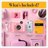 image:imageKodak Smile 2in1 Digital Instant Print Camera amp Printer Gift Bundle  Case  Zink 2x3 Sticky Back Photo Paper 20pk  Album  Sticker Sets  Sticker Frames  Hanging Frames  Markers  FuchsiaPink