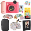 image:imageKodak Smile 2in1 Digital Instant Print Camera amp Printer Gift Bundle  Case  Zink 2x3 Sticky Back Photo Paper 20pk  Album  Sticker Sets  Sticker Frames  Hanging Frames  Markers  FuchsiaFuchsia