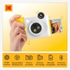 image:imageKodak Smile 2in1 Digital Instant Print Camera amp Printer Gift Bundle  Case  Zink 2x3 Sticky Back Photo Paper 20pk  Album  Sticker Sets  Sticker Frames  Hanging Frames  Markers  FuchsiaWhite