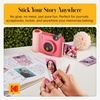 image:imageKodak Smile 2in1 Digital Instant Print Camera amp Printer Gift Bundle  Case  Zink 2x3 Sticky Back Photo Paper 20pk  Album  Sticker Sets  Sticker Frames  Hanging Frames  Markers  FuchsiaFuchsia