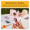 image:imageKodak Smile 2in1 Digital Instant Print Camera amp Printer Gift Bundle  Case  Zink 2x3 Sticky Back Photo Paper 20pk  Album  Sticker Sets  Sticker Frames  Hanging Frames  Markers  FuchsiaPink