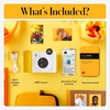 image:imageKodak Smile 2in1 Digital Instant Print Camera amp Printer Gift Bundle  Case  Zink 2x3 Sticky Back Photo Paper 20pk  Album  Sticker Sets  Sticker Frames  Hanging Frames  Markers  FuchsiaWhite