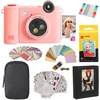 image:imageKodak Smile 2in1 Digital Instant Print Camera amp Printer Gift Bundle  Case  Zink 2x3 Sticky Back Photo Paper 20pk  Album  Sticker Sets  Sticker Frames  Hanging Frames  Markers  FuchsiaPink
