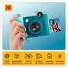 image:imageKodak Smile 2in1 Digital Instant Print Camera amp Printer Gift Bundle  Case  Zink 2x3 Sticky Back Photo Paper 20pk  Album  Sticker Sets  Sticker Frames  Hanging Frames  Markers  FuchsiaBlue