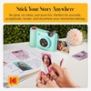 image:imageKodak Smile 2in1 Digital Instant Print Camera amp Printer Gift Bundle  Case  Zink 2x3 Sticky Back Photo Paper 20pk  Album  Sticker Sets  Sticker Frames  Hanging Frames  Markers  FuchsiaGreen