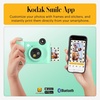 image:imageKodak Smile 2in1 Digital Instant Print Camera amp Wireless Bluetooth Photo Printer Starter Bundle  Carrying Case  Zink 20pk StickyBack Photo Paper  10MP SpecialEffect Rotating Lens  Green