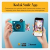 image:imageKodak Smile 2in1 Digital Instant Print Camera amp Wireless Bluetooth Photo Printer Starter Bundle  Carrying Case  Zink 20pk StickyBack Photo Paper  10MP SpecialEffect Rotating Lens  Blue