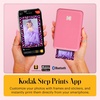 image:imageKodak Step Wireless Photo Printer 2x3 inches Zink Paper Technology amp Kodak App for iOS amp Android Blue Scrapbook BundlePink