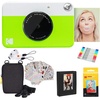 image:imageKodak x Barbie Printomatic FullColor Instant Print Digital Camera Barbie Gift Bundle Signature Style Barbie Case Photo Album Sticker amp Hanging Frames 50 Stickers  Zink Paper 20 SheetsGreen