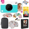 image:imageKodak x Barbie Printomatic FullColor Instant Print Digital Camera Barbie Gift Bundle Signature Style Barbie Case Photo Album Sticker amp Hanging Frames 50 Stickers  Zink Paper 20 SheetsBlue