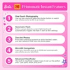 image:imageKodak x Barbie Printomatic FullColor Instant Print Digital Camera Barbie Gift Bundle Signature Style Barbie Case Photo Album Sticker amp Hanging Frames 50 Stickers  Zink Paper 20 SheetsIconic Style