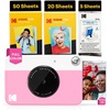image:imageKodak x Barbie Printomatic FullColor Instant Print Digital Camera Barbie Gift Bundle Signature Style Barbie Case Photo Album Sticker amp Hanging Frames 50 Stickers  Zink Paper 20 SheetsPink