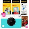 image:imageKodak x Barbie Printomatic FullColor Instant Print Digital Camera Barbie Gift Bundle Signature Style Barbie Case Photo Album Sticker amp Hanging Frames 50 Stickers  Zink Paper 20 SheetsBlue