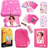 image:imageKodak x Barbie Step Slim Wireless Instant Portable Photo Mobile Printer Gift Bundle Signature Style Barbie Camera Case Photo Album Sticker amp Hanging Frames 50 Stickers  Zink Paper 20 SheetsBarbie Signature