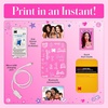 image:imageKodak x Barbie Step Slim Wireless Instant Portable Photo Mobile Printer Gift Bundle Signature Style Barbie Camera Case Photo Album Sticker amp Hanging Frames 50 Stickers  Zink Paper 20 SheetsBarbie Signature