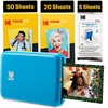 image:imageKodak x Barbie Step Slim Wireless Instant Portable Photo Mobile Printer Gift Bundle Signature Style Barbie Camera Case Photo Album Sticker amp Hanging Frames 50 Stickers  Zink Paper 20 SheetsBlue