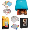 image:imageKodak x Barbie Step Slim Wireless Instant Portable Photo Mobile Printer Gift Bundle Signature Style Barbie Camera Case Photo Album Sticker amp Hanging Frames 50 Stickers  Zink Paper 20 SheetsBlue