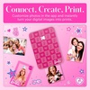 image:imageKodak x Barbie Step Slim Wireless Instant Portable Photo Mobile Printer Gift Bundle Signature Style Barbie Camera Case Photo Album Sticker amp Hanging Frames 50 Stickers  Zink Paper 20 SheetsBarbie Iconic