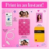image:imageKodak x Barbie Step Slim Wireless Instant Portable Photo Mobile Printer Gift Bundle Signature Style Barbie Camera Case Photo Album Sticker amp Hanging Frames 50 Stickers  Zink Paper 20 SheetsBarbie Iconic