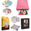 image:imageKodak x Barbie Step Slim Wireless Instant Portable Photo Mobile Printer Gift Bundle Signature Style Barbie Camera Case Photo Album Sticker amp Hanging Frames 50 Stickers  Zink Paper 20 SheetsPink