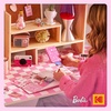 image:imageKodak x Barbie Step Slim Wireless Instant Portable Photo Mobile Printer Gift Bundle Signature Style Barbie Camera Case Photo Album Sticker amp Hanging Frames 50 Stickers  Zink Paper 20 SheetsBarbie Signature