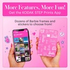 image:imageKodak x Barbie Step Slim Wireless Instant Portable Photo Mobile Printer Gift Bundle Signature Style Barbie Camera Case Photo Album Sticker amp Hanging Frames 50 Stickers  Zink Paper 20 SheetsBarbie Signature