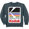 image:imageProducts By Kodak Vintage Logo SweatshirtDark Heather Grey