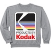 image:imageProducts By Kodak Vintage Logo SweatshirtHeather Grey