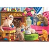 image:imageRoseArt  Kodak Premium  Brandons Bookstore  3000 Piece Jigsaw Puzzle for AdultsKittens by The Fireplace
