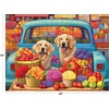 image:imageRoseArt  Kodak Premium  Pickup Pups 350 Piece Jigsaw Puzzle for AdultsPickup Pups
