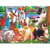 image:imageRoseArt  Kodak Premium  Pickup Pups 350 Piece Jigsaw Puzzle for AdultsPuppies on a Picnic