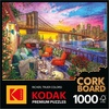 image:imageRoseArt  Kodak Premium Cork  Manhattan Balcony Sunset  1000 Piece Jigsaw Puzzle for AdultsManhattan Balcony Sunset