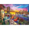 image:imageRoseArt  Kodak Premium Cork  Manhattan Balcony Sunset  1000 Piece Jigsaw Puzzle for AdultsManhattan Balcony Sunset