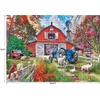 image:imageRoseArt Kodak Premium City Street Fair 1000 Piece Jigsaw PuzzleBig Country Barn