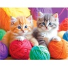 image:imageRoseArt Kodak Premium Puppy Socks 100 Pc Jigsaw Puzzle for the Whole FamilyFuzzy Yarn Balls