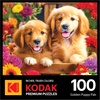 image:imageRoseArt Kodak Premium Puppy Socks 100 Pc Jigsaw Puzzle for the Whole FamilyGolden Puppy Pals